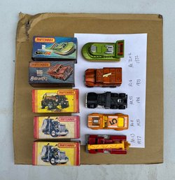 Collection Of 5 Vintage Matchbox Cars, 1972-1981, No.11, 13, 16, 43, 72 Version 2