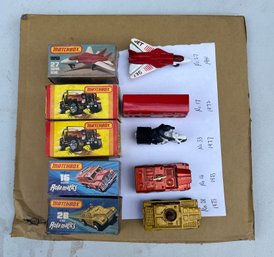 Collection Of 5 Vintage Matchbox Cars, 1972-1981, No. 16, 17, 27, 28, 33