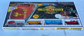 Vintage 1995 Bachman E-z Track System Train Set, Contains 79 Pieces And Powerpack, In Packaging