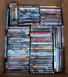 Lot Of 94 Vintage DVD Movies And Shows, Spiderman, Resident Evil, Lord Of The Rings, Indiana Jones, Etc.