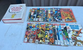 27 Vintage Marvel And DC Suicide Squad Comics, 1976 The World Encyclopedia Of Comics By Maurice Horn