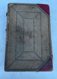 Antique Medical Book Containing Doctor's Scripts