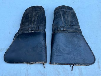 Antique Leather Motorcycle Gloves