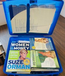 Suze Orman Book And CDs With Organizer