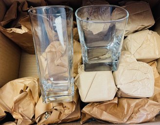 Very Nice Tall And Short Water Glasses - 8 Each