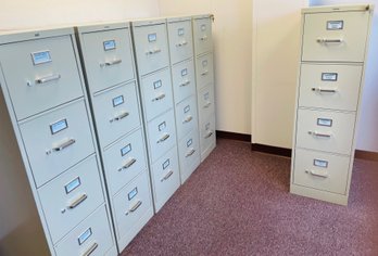 Nice Condition 6 Matching File Cabinets