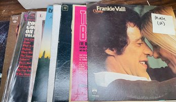 Nice Assortment Of Vinly Albums Of Male Artists