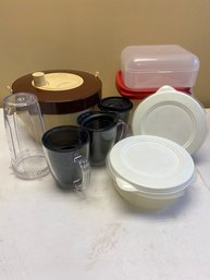 Plastic Storage Containers HOAN Salad Mixer Plastic Cups