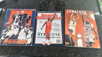 Syracuse College Basketball Championship Programs, Like New Condition