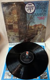 Oscar Brand Live On Campus Vinyl LP