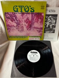 The GTOs Girls Together Outrageously Vinyl LP White Label Promo W/ Booklet