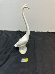 Lladro Figurine Made In Spain, Long Neck Goose