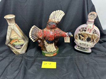 Three Vintage Decanters -- Take A Look