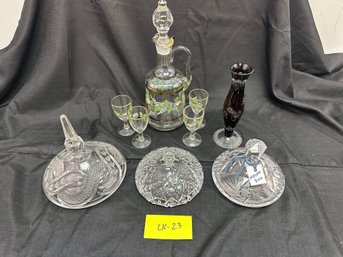 Table Lot Of Quality Glassware, Take A Look!