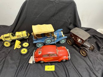 Lot Of 3 1970s Antique Car Decanters