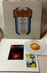 Fillmore The Last Days 3 LP Vinyl Box Set W/goodies Santana Grateful Dead Boz Scaggs Taj Mahal Hot Tuna Malo