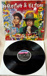 Aretha Franklin And Elton John Through The Storm 12 Inch Single Vinyl LP