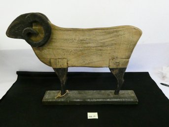 Wooden Sheep In Early American Style - 25'W X 19'H