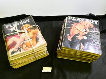 Lot Of Playboy Magazines - 1974 And 1978