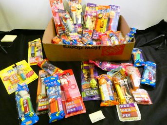 Huge Lot Of Wrapped Pez Dispensers