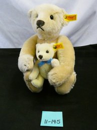 (loit Of 2) Steiff Teddy Bears - Larger One Signed On Foot By Member Of Steiff Family