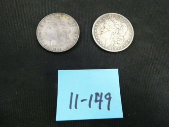 (Lot Of 2) Morgan Silver Dollars - 1879 / 1885