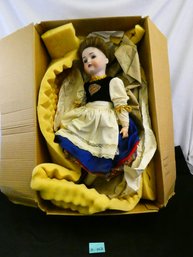 Large Kammer & Reinhardt German Porcelain Doll - Approximately 27' Tall,Great Condition, Both Doll And Clothes