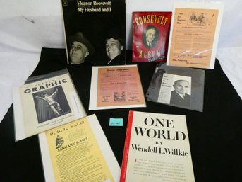 Roosevelt, Truman And Other Political Ephemera