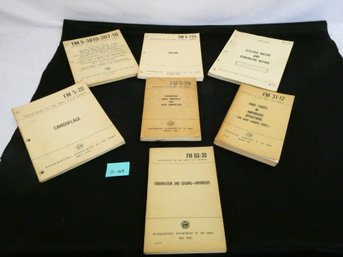 Vietnam Era Department Of The Army Technical Manuals From The 60's And 70's -  Lot Of 7