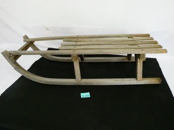 Vintage Wooden Sled - Probably Handmade - 36'L