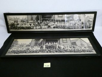 (Lot Of 2) Framed Photographs - Brewer (Maine?) High School 1920 And 1922