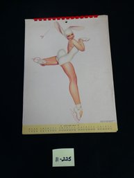 Vintage George Petty Girl 1947 Pinup Calendar, Great Condition