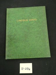 Lincoln Pennies In Book 1909 - 1953 - Some Empty Slots