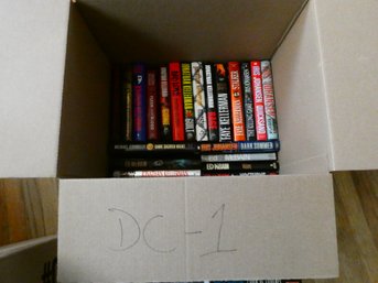 Box Lot Of 5o Plus Hardcover Books! Fiction, Mystery, Romance!