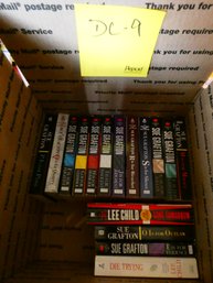 Box Lot Of Paperback Books. Grafton, Hoag, And Patterson! 50 Plus Books!