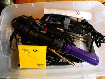 Lot Of 5 Curling Irons - Good Condition