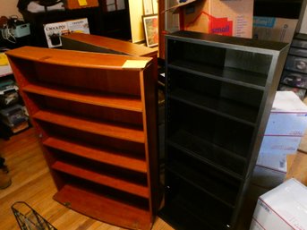 3 CD Racks - 2 Natural And 1 Black