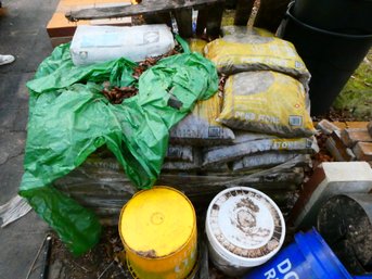 Pallet Of Bagged Pond Stone - Maybe 36 Bags