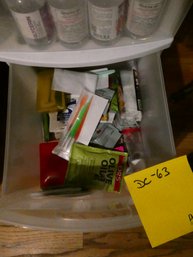 5 Drawer Unit W/ Health And Body Items - Lots Of Glycerin!