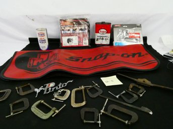 Nice Lot Of Automotive, Vintage Clamps, Staple Gun New In Box! Snap On Tools