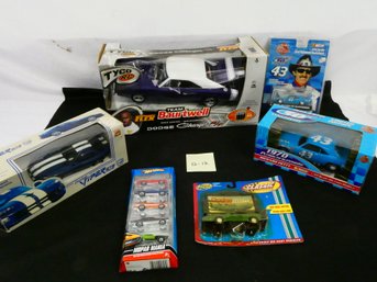 NASCAR And Hot Wheels Die Cast Cars New In Boxes! 2 RC Cars Lot Of 6