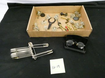 Vintage Drawer Hardware, Clips And More !