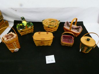 Longaberger Baskets! Very Nice Lot Of 7