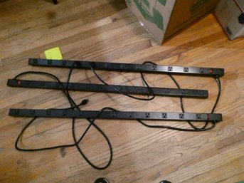 3 Long Metal Power Strips!