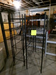 Lot Of 5 Metal Shelving Units