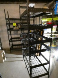 2 Metal Shelving Units W/or Without Contents!