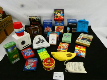 Large Lot Of Games And Flash Cards! Many Unopened