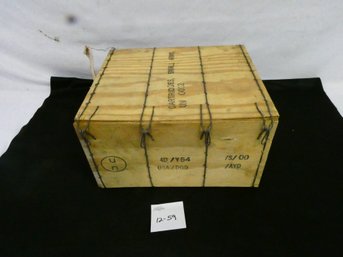 Amazing New Old Stock!! Ammo Crate W/2 Metal Ammo Boxes. 14.5 X 12.5 X 8