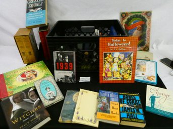 Large Crate Lot Of Books! Something For Everyone