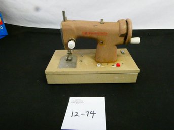 Vintage Battery Operated Signature Junior Sewing Machine, 1950s-60s - Untested